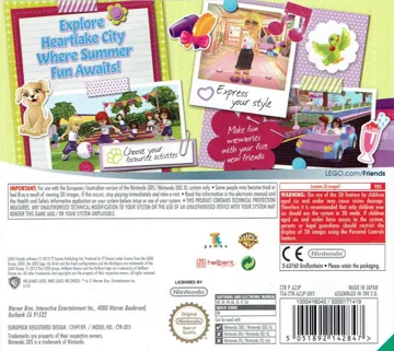 LEGO Friends(USA) box cover back